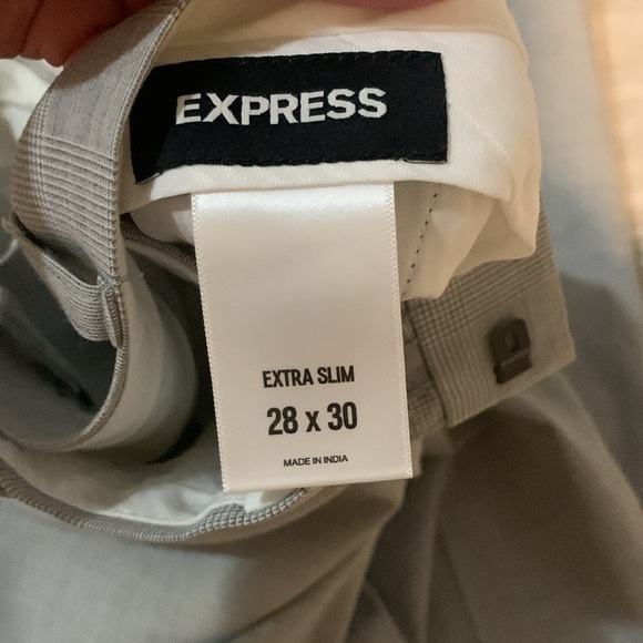 Mens express dress pants size 28x28 Slim fit - Picture 3 of 4